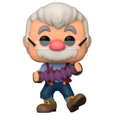 Pinocchio 80th Anniversary POP! Disney Vinyl Figure Geppetto W/Accrdion 9 cm