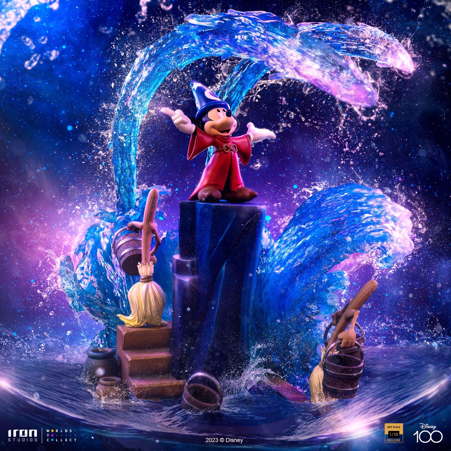 Disney Art Scale Deluxe Statue 1/10 Mickey Fantasia Deluxe 51 cm
