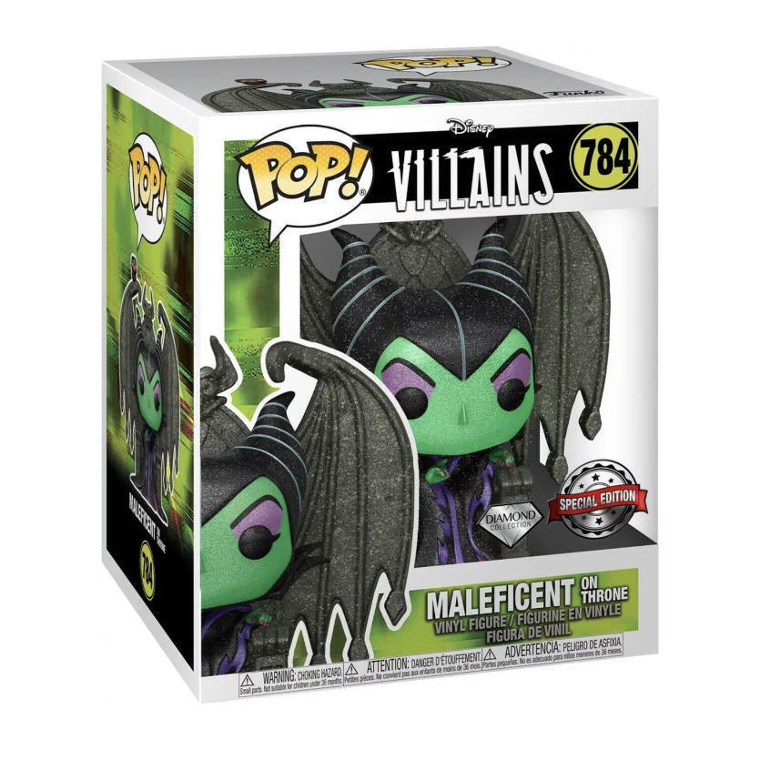 Disney POP! Deluxe Villains Vinyl Figure Maleficent on Throne (DGLT) 9 cm